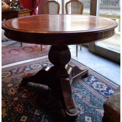 Meuble et mobilier ancien sur proantic empire consulat Table ronde de salle à manger second empire