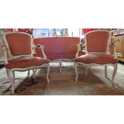 Banquette ancienne canapé ancien sur proantic Décor Ancienne Banquette