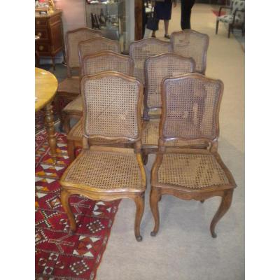 Série De Chaises Louis XV .