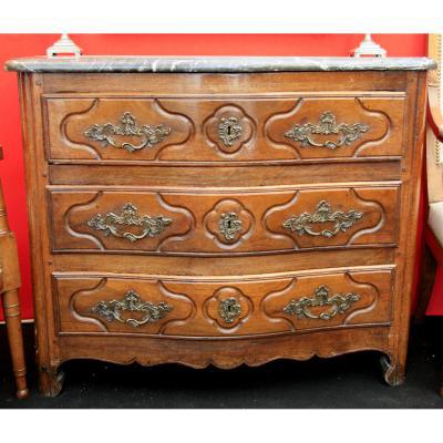 In Walnut Commode 18th