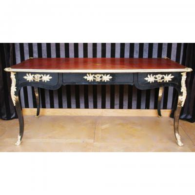 Bureau De Style Louis XV Signé Fournier