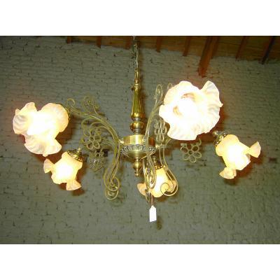 Circa 1900 Chandelier 