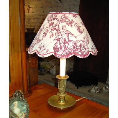 Louis XVI Style Candlestick Lamp
