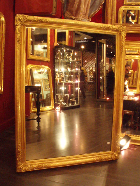 Miroir Dore Du XIXème