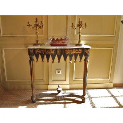 Console Galbées De Style LXVI - Directoire,19 ème Siècle. 
