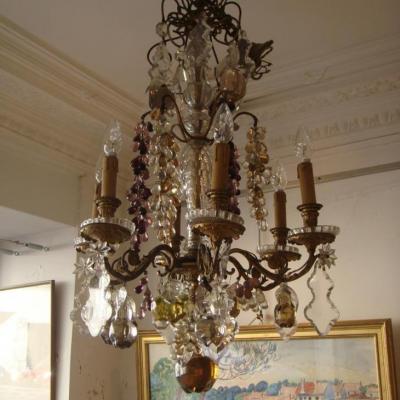 Lustre ancien sur proantic napoleon iii 19ème siècle Lustres désign Ancien