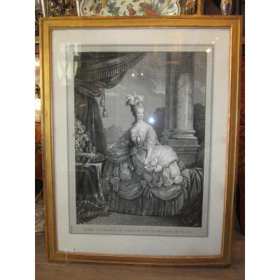 Gravure Marie Antoinette