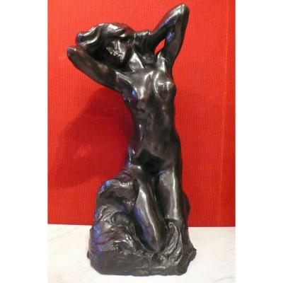 Rodin Auguste Bronze Sculpture Signed The Toilet Of Venus