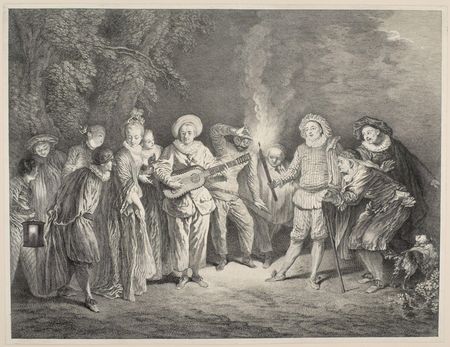 Charles-Nicolas Cochin d’après Watteau