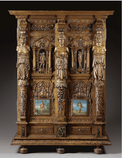 Armoire du Louvre attribuée à Hugues Sambin.