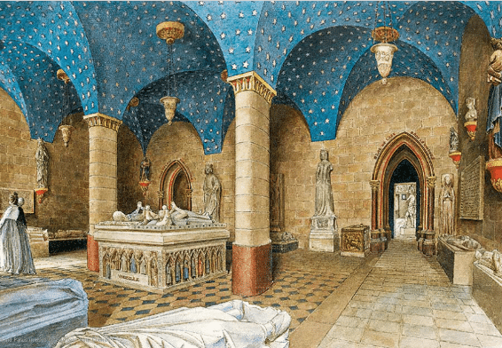 Jean-Lubin Vauzelle, Salle du XIIIe siècle. Département des Arts graphiques, musée du Louvre © RMN-Grand Palais (musée du Louvre) / Tony Querrec.