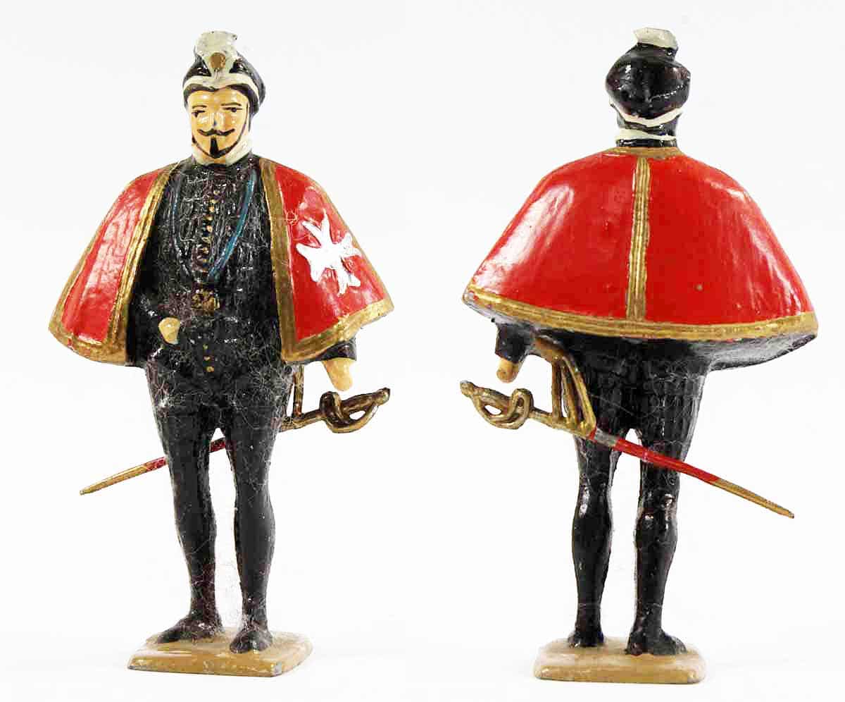 Figurine de Gustave Vertunni années 50 - hauteur 63mm - Baron Dominique-Jean Larey - Collection