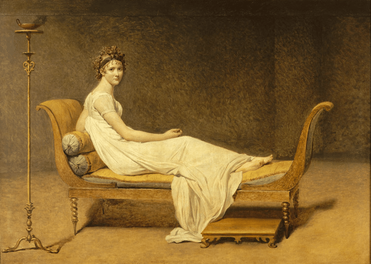 Madame Récamier, née Julie (dite Juliette) Bernard (1777 - 1849) Jacques-Louis DAVID