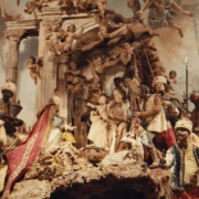 18th-Century Neapolitan Nativity Scene displayed at the Art Institute of Chicago.