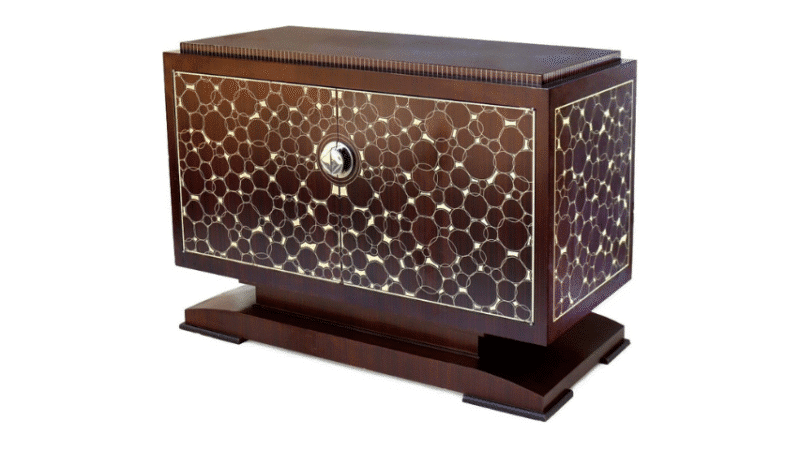 Art Deco cabinet by Maurice Pré inspired by Ruhlmann's "bahut Elysée".