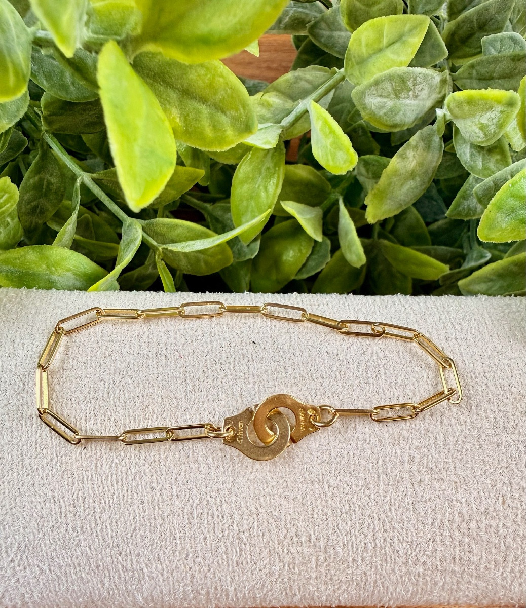 Bracelet Vintage Plaqué Or Des Années 70 - Longueur 17.5 Cm - Neuf Avec étiquettes