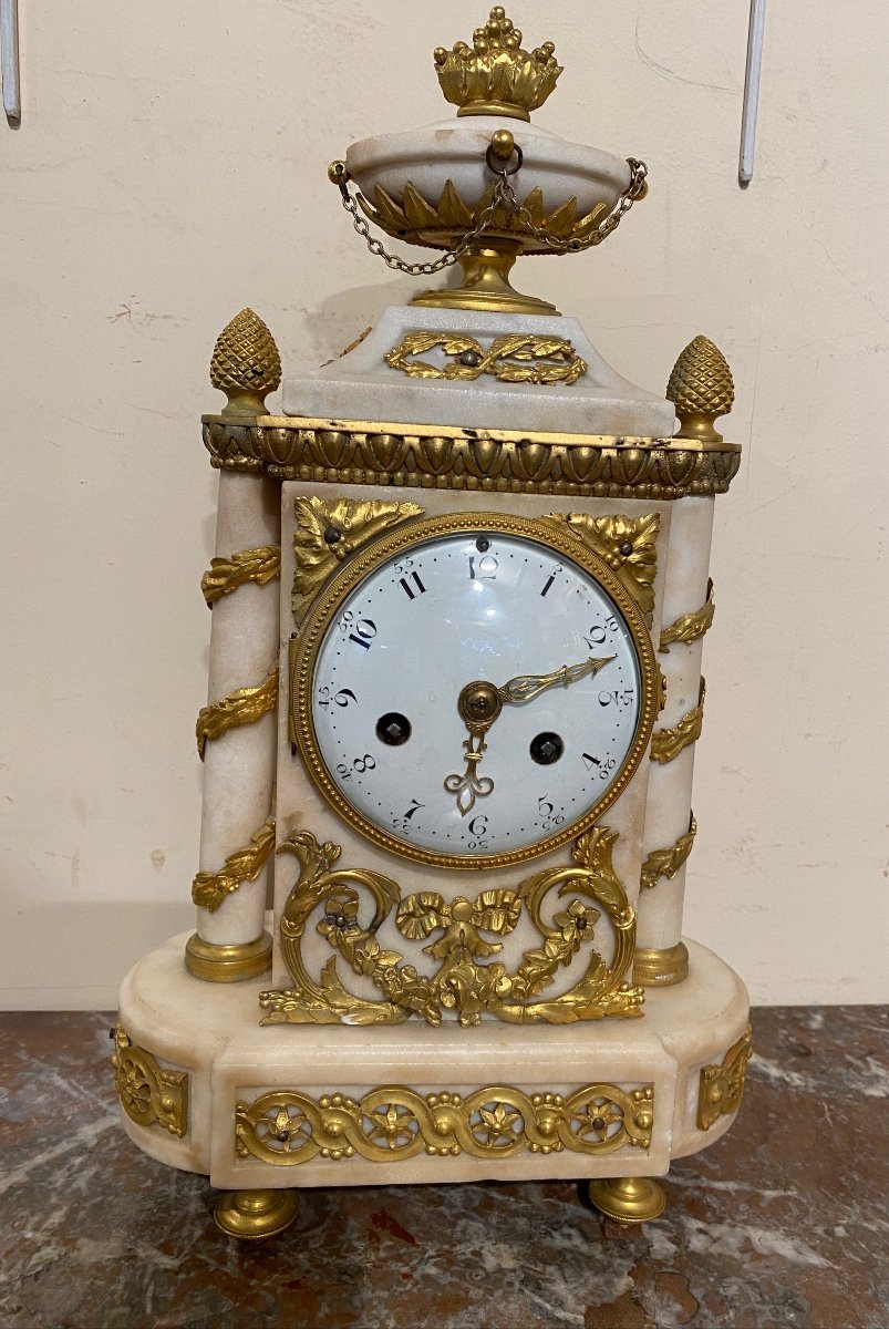 Mazel Furniture - Para coleccionistas ! Reloj de mesa antiguo,  incrustaciones de bronce y máquina perfecta #mazelantique #antiqueclock  #englishantiqueclock