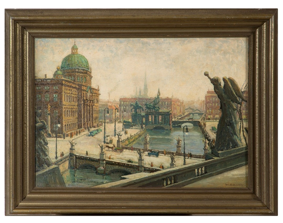 Waldemar Sewohl (1887-1967) - Vue du Château de Berlin - Vers 1930