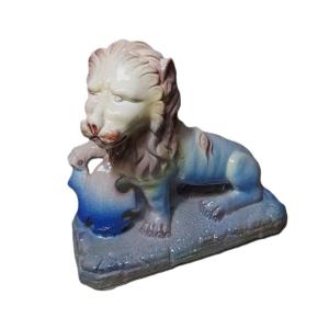 Saint Clément Earthenware Lion - After Emile Gallé - 19th Century