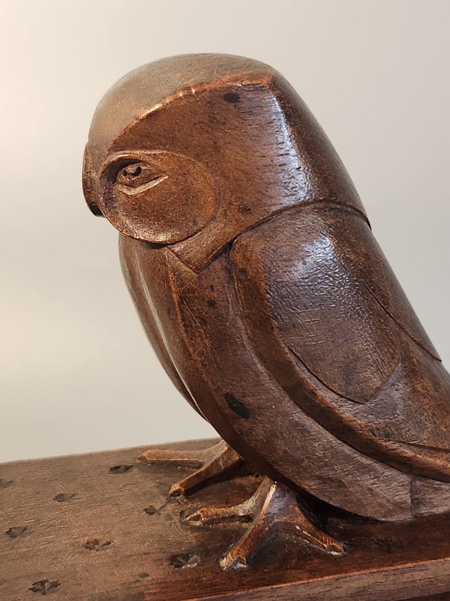  Very Rare Parakeet Pencil Case Marcel Edouard Sandoz "signed From The Artist To His Friend."-photo-1