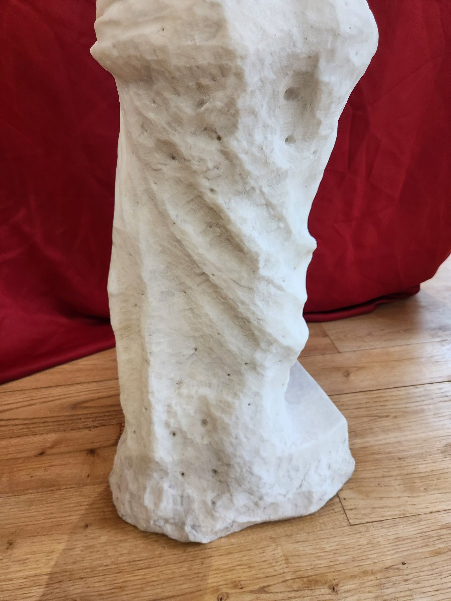 Venus De Milo – Large Study Model In Carrara Marble, Italy, Late 19th – Early 20th Century-photo-5