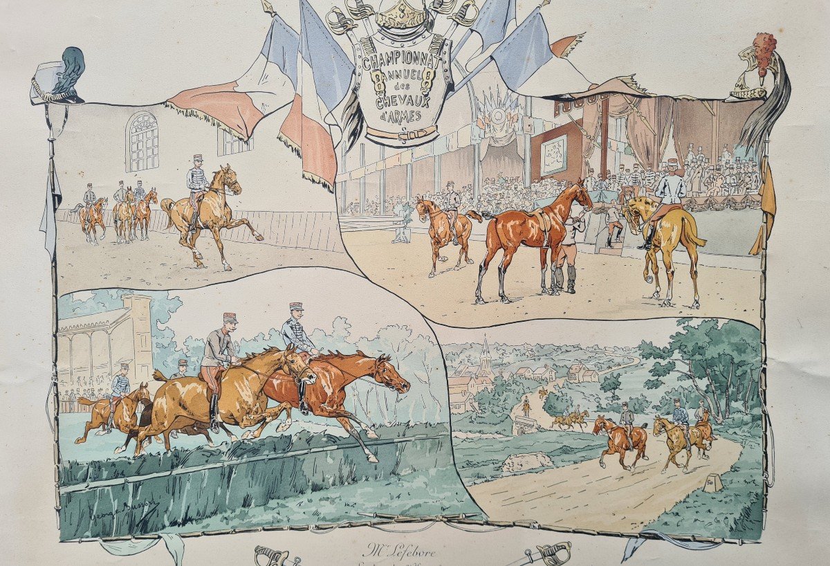 Diplôme De Championnat Hippique-photo-2