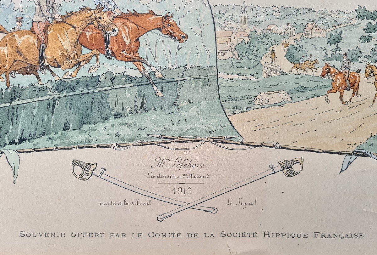 Diplôme De Championnat Hippique-photo-3