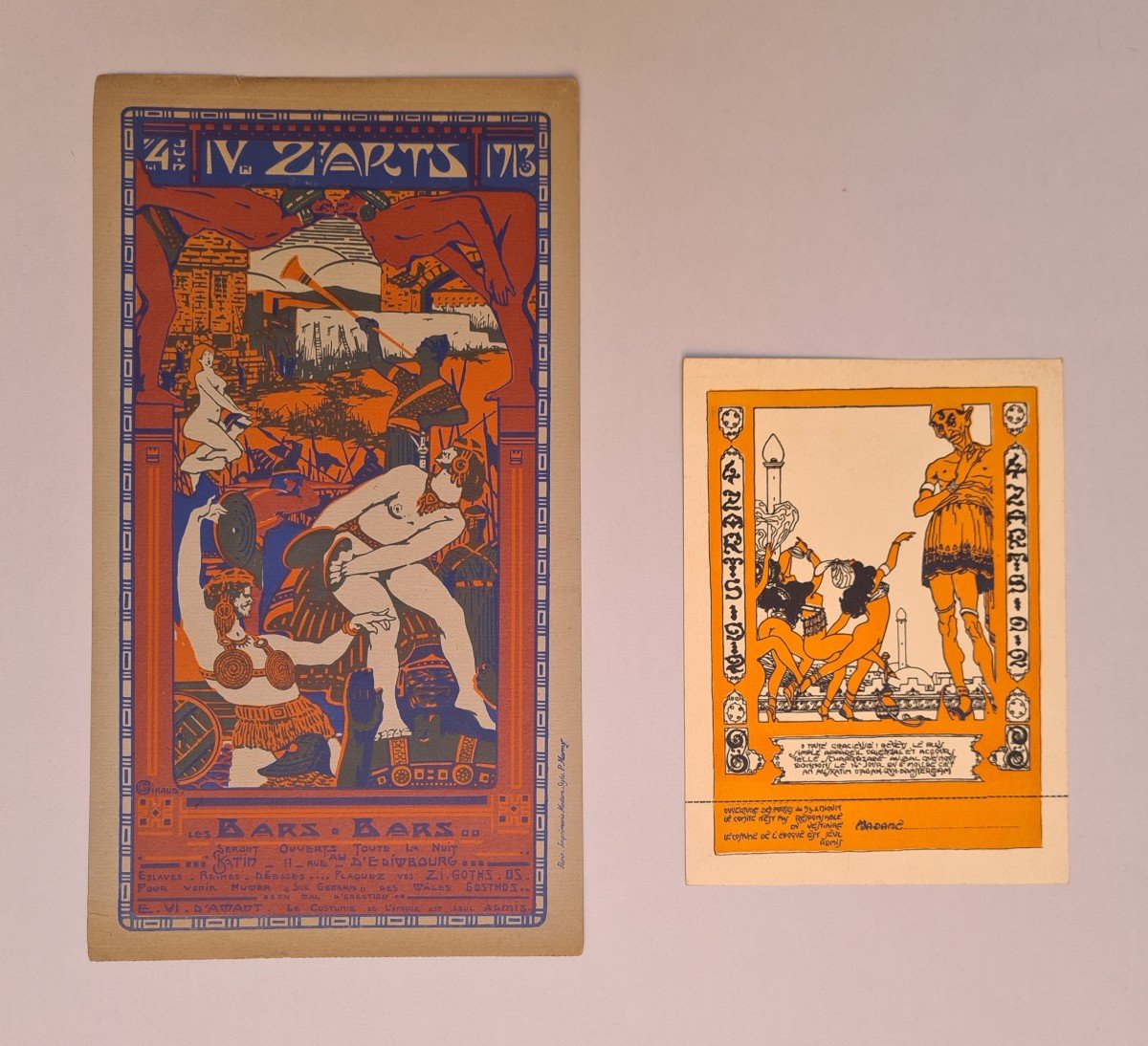 Invitations Bal 4zarts 1912  Et 1913-photo-3
