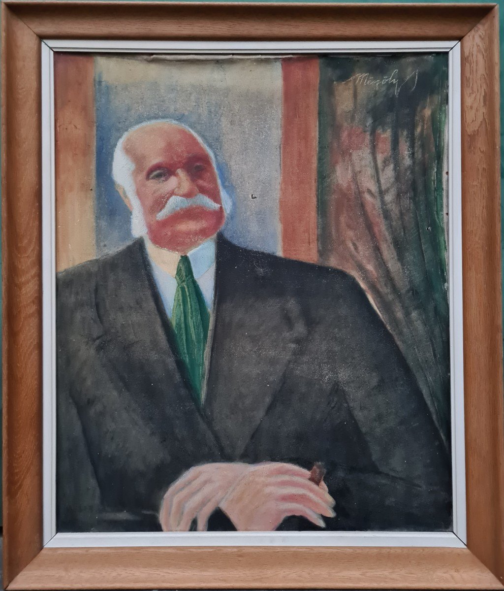 Béla Meszoly Munkas Peintre Hongrois 