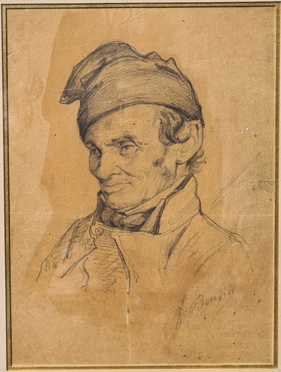 François Bonvin Portrait d'Homme 