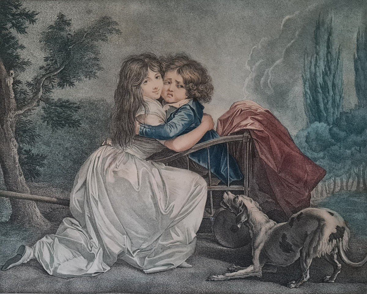 Children And Dog After Boilly-photo-1