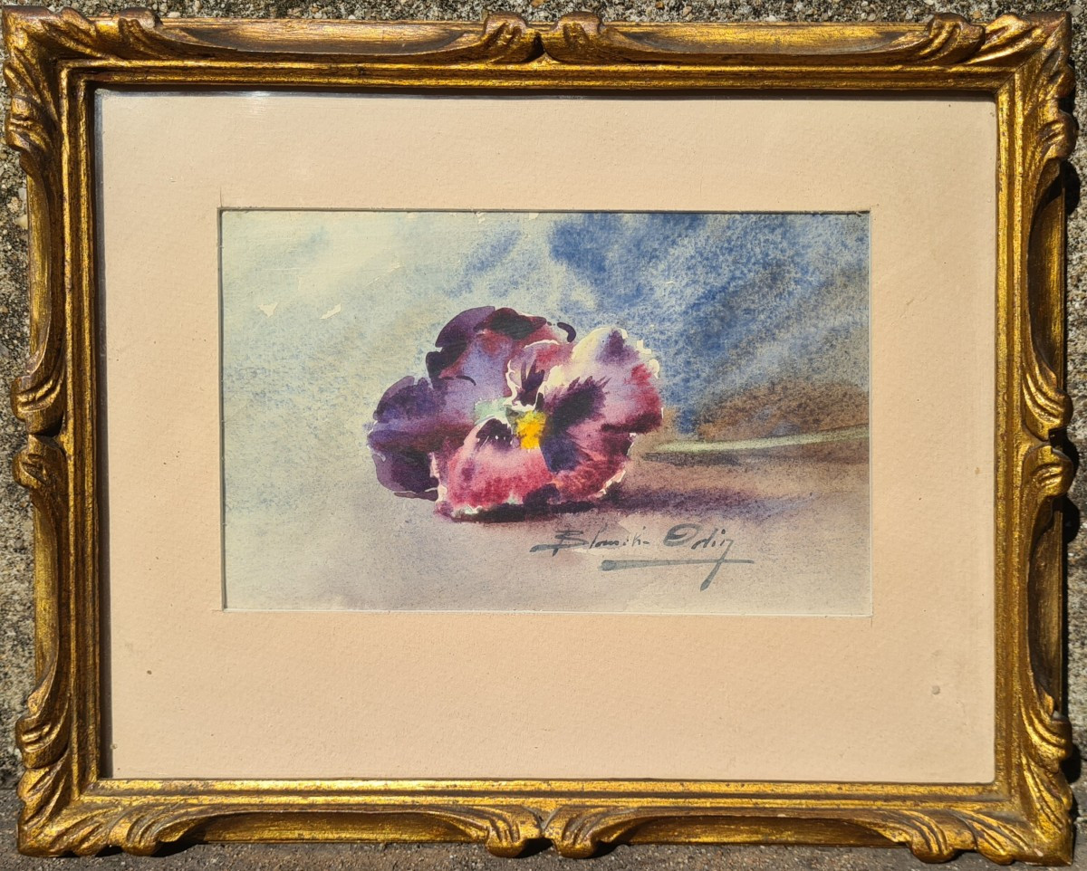 Blanche Odin Woman Artist Flowers -photo-2