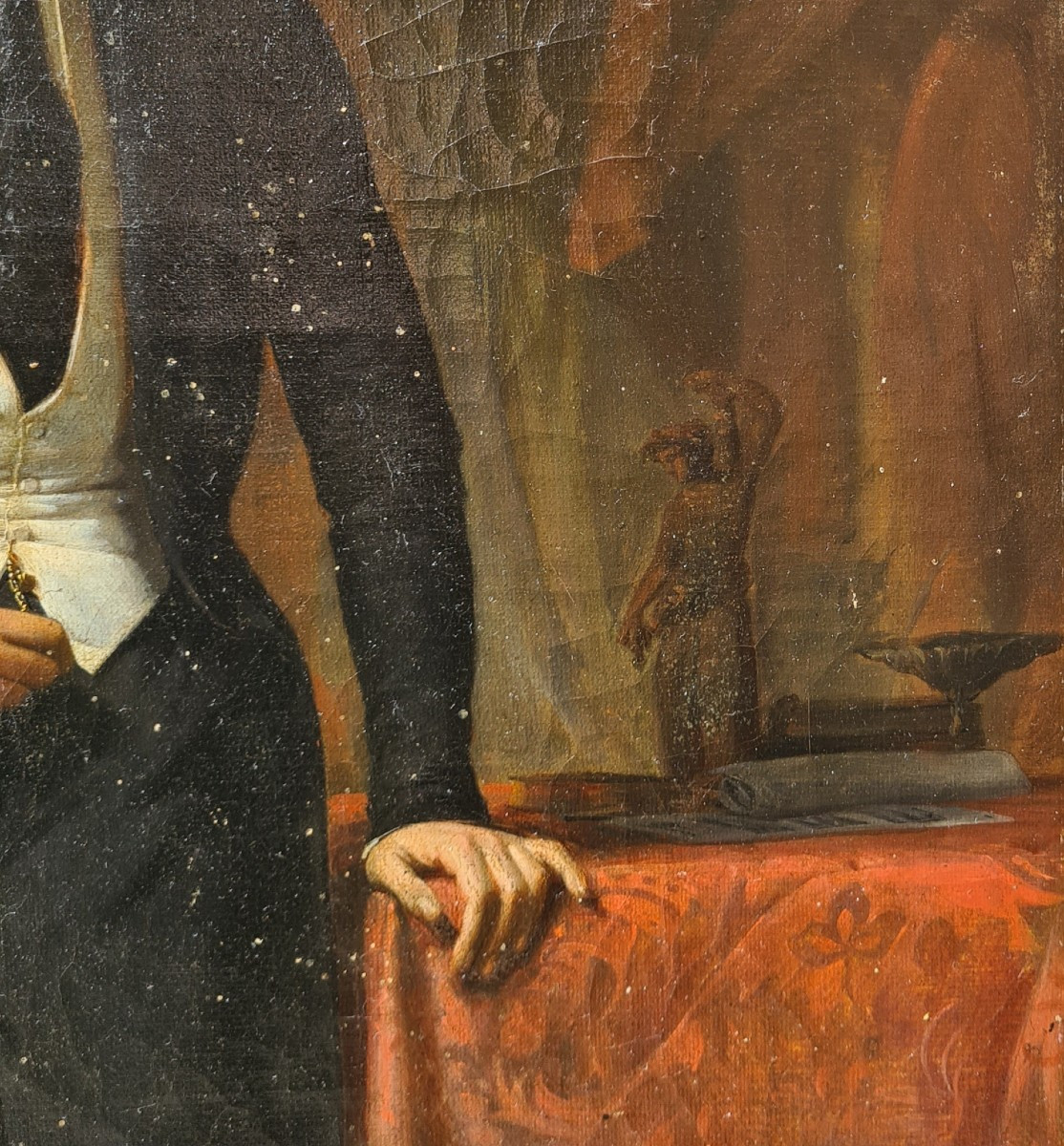 Portrait Of Alphonse De La Cherbonnerie By Henry Jeanne-julien-photo-3