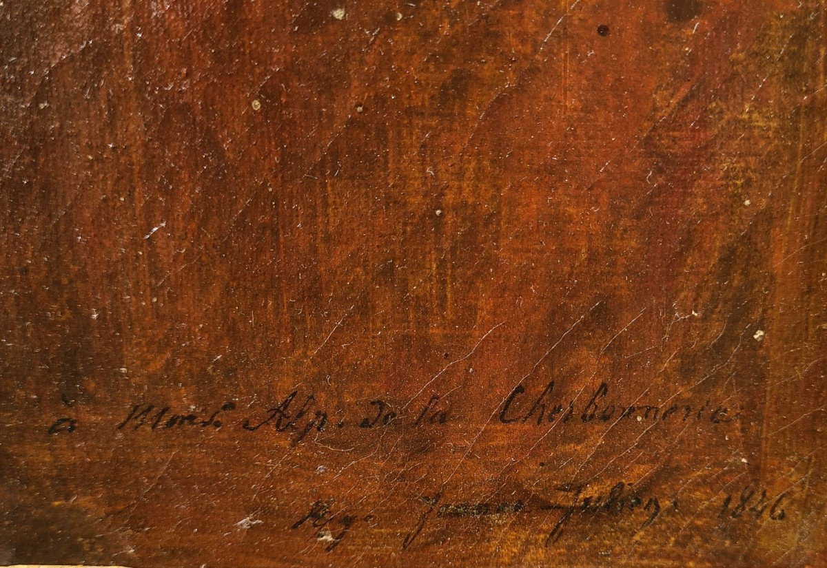 Portrait Of Alphonse De La Cherbonnerie By Henry Jeanne-julien-photo-4