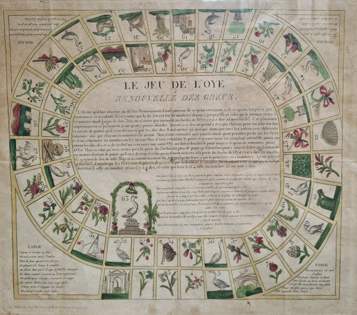 XIXth Century Goose Game