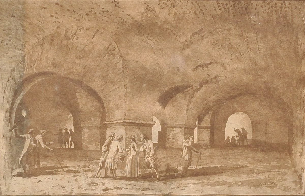 Ruines  romaines de Catane par Jean-Pierre Houel