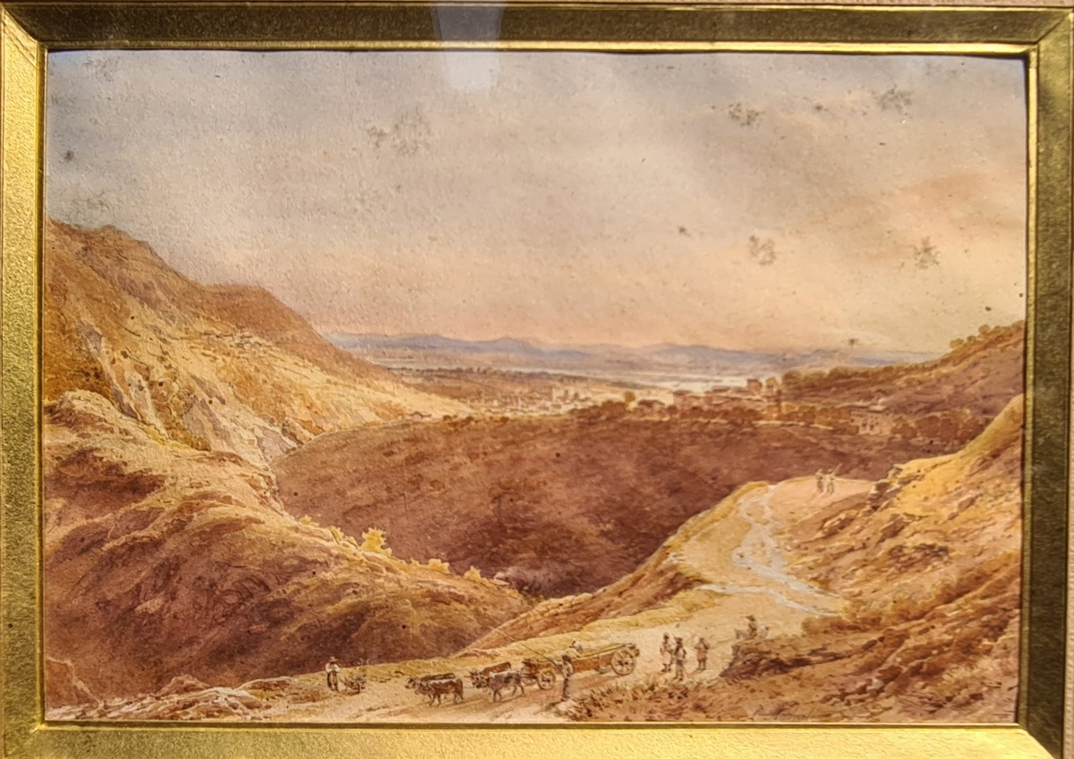Mountainous Landscape By General Atthalin