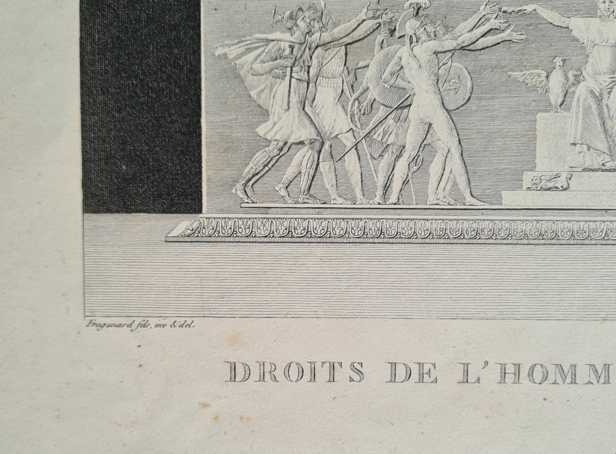 Déclaration des droits de l'homme par Fragonard fils et Copia -photo-4