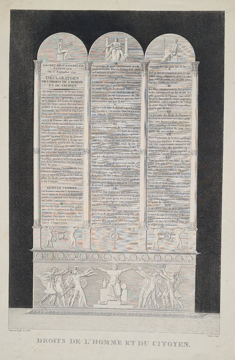 Déclaration des droits de l'homme par Fragonard fils et Copia -photo-3