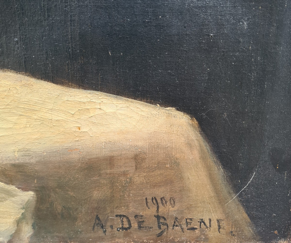 Une repasseuse par Alphonse Debaene, petits métiers -photo-3