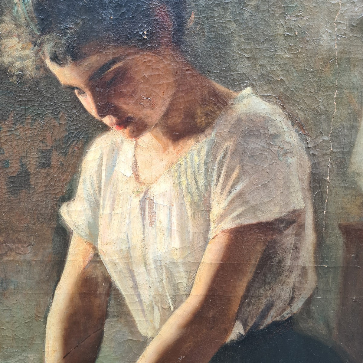Une repasseuse par Alphonse Debaene, petits métiers -photo-4