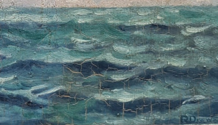 Marine par peintre a identifier -photo-1
