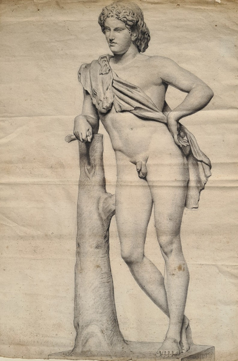 Resting Fauna After Praxiteles By Théobald Chartran