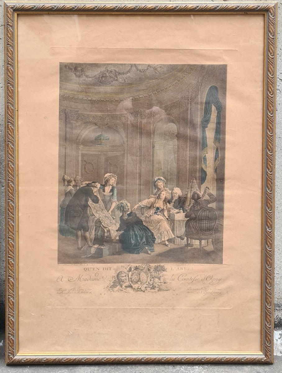 Paire de gravures d'après Nicolas Lavreince de Nicolas de Launay -photo-2