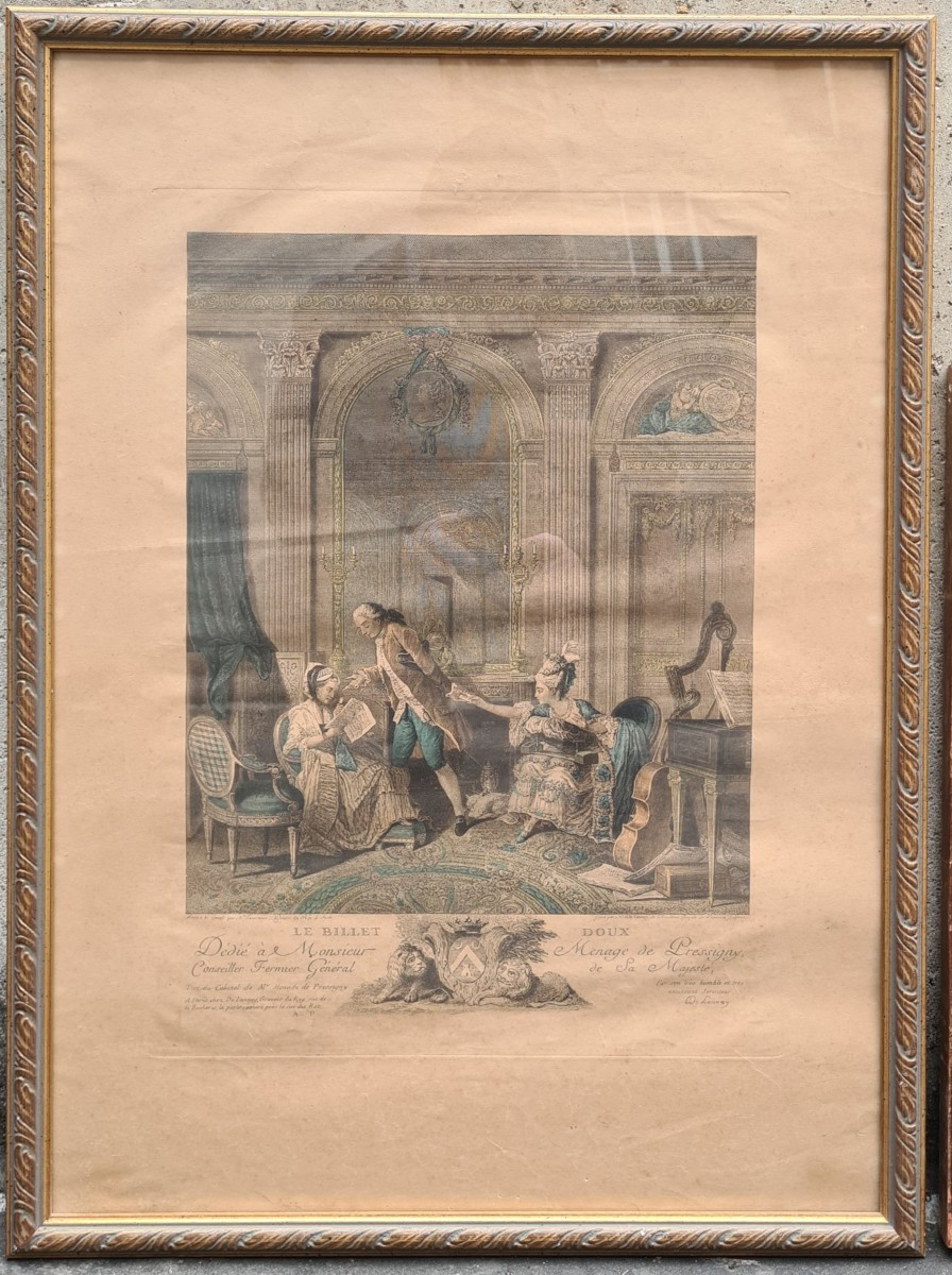 Paire de gravures d'après Nicolas Lavreince de Nicolas de Launay -photo-3