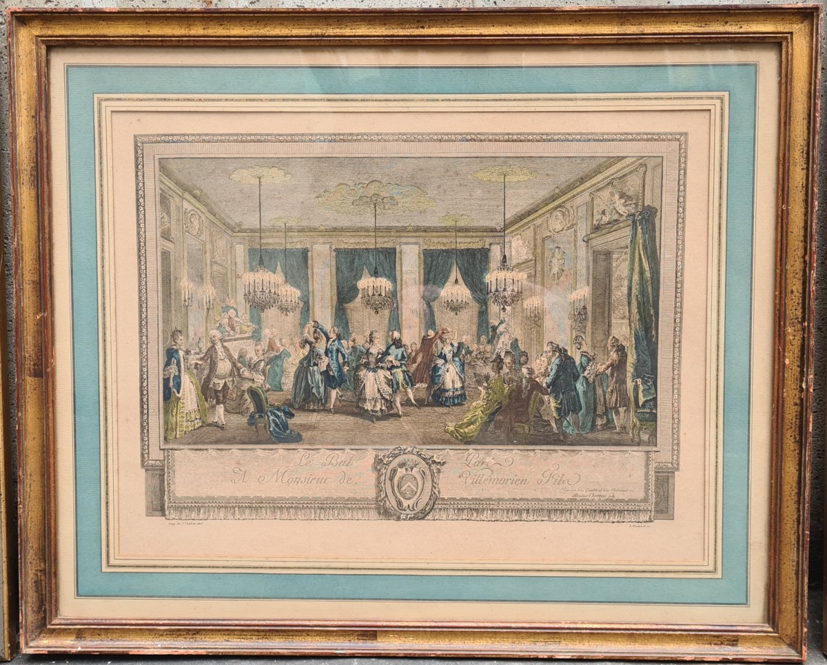 Paire de gravures d'après Nicolas Lavreince de Nicolas de Launay -photo-4