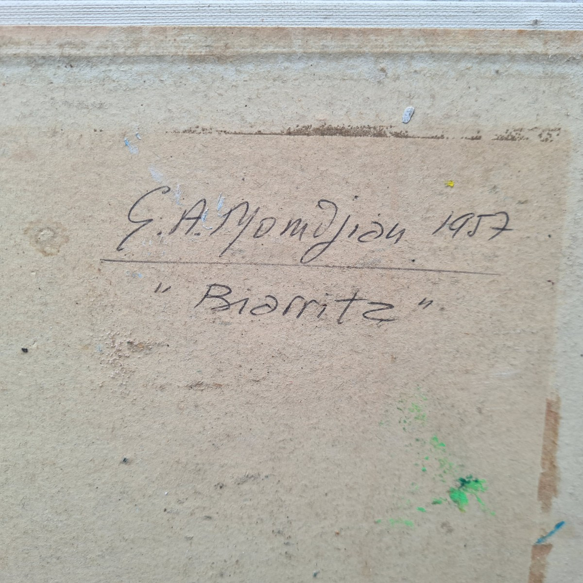 Biarritz By Garabed A Momdjian, Armenian Artist -photo-3