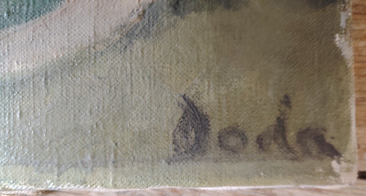 Landscape Painted By Doda Conrad, Polish Baritone -photo-2