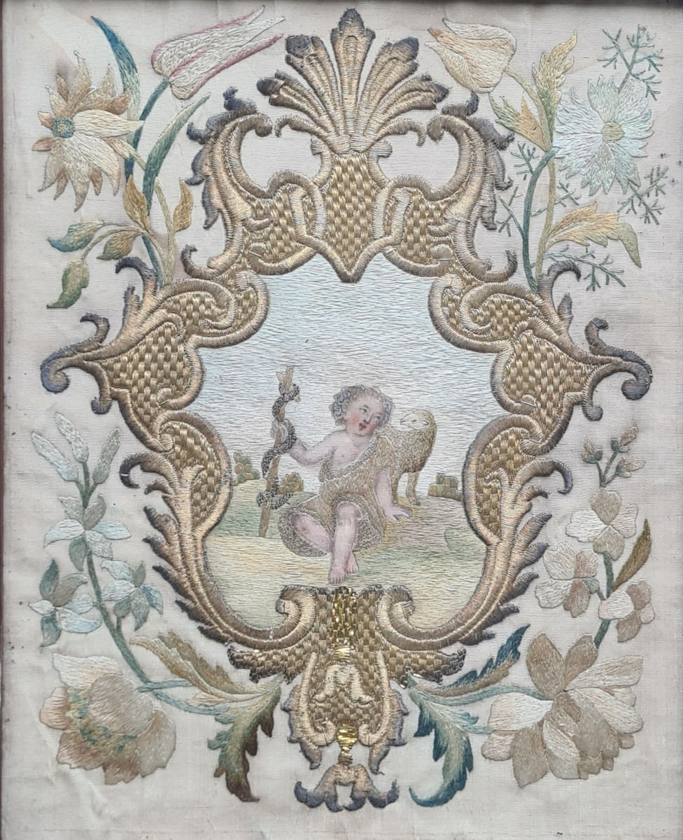 Broderie saint Jean-Baptiste enfant