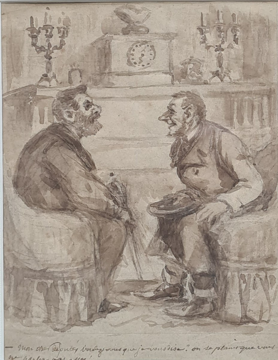 Caricature dans le goût de Daumier 